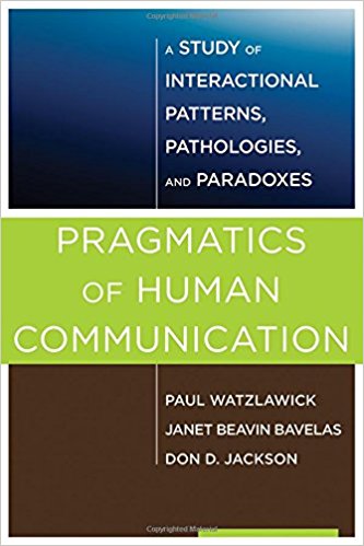 Portada Pragmática de la comunicación humana Versión en inglés