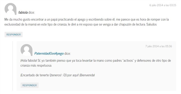 paternidad con apego