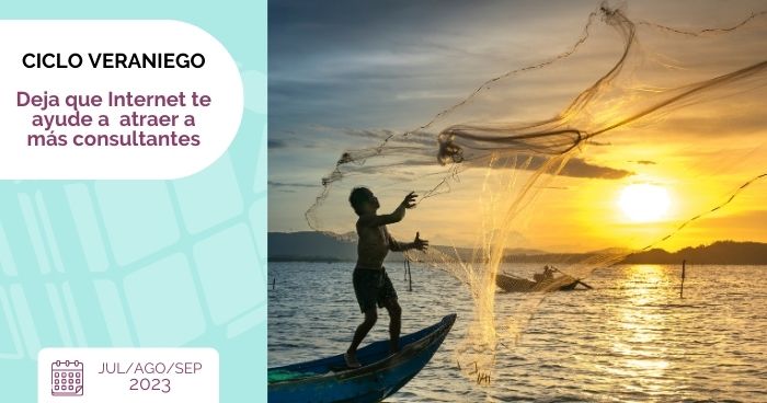 ciclo veraniego atraer consultantes a través de internet